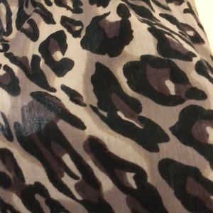 Leopard print scarf